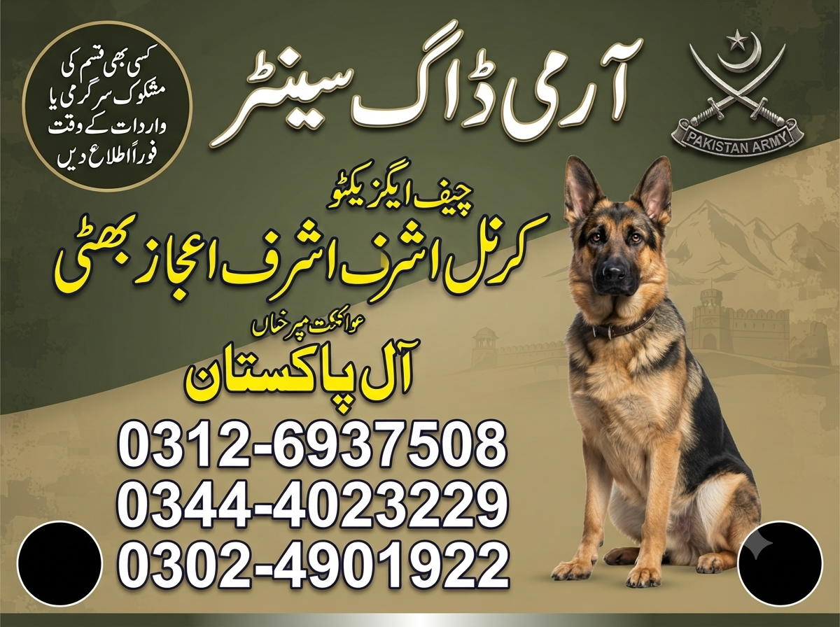 Army Dog Center Mandi Bahauddin